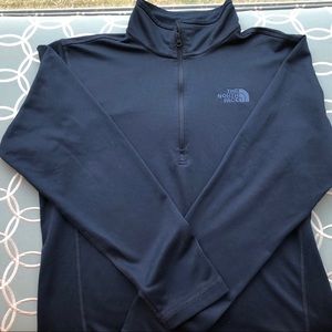 North Face Navy Zip Fleece Men’s Small